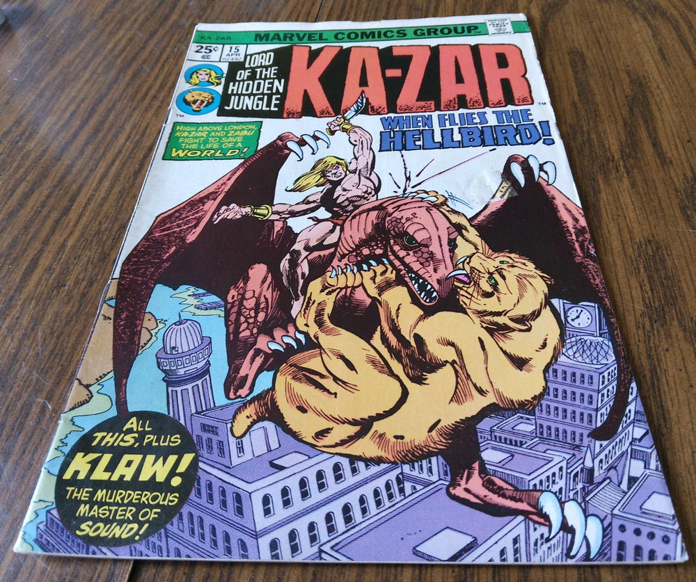 Ka-Zar #15 April 1976 Marvel Comics